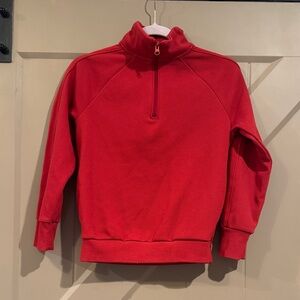 art class Red Half-Zip Kids Sweatshirt